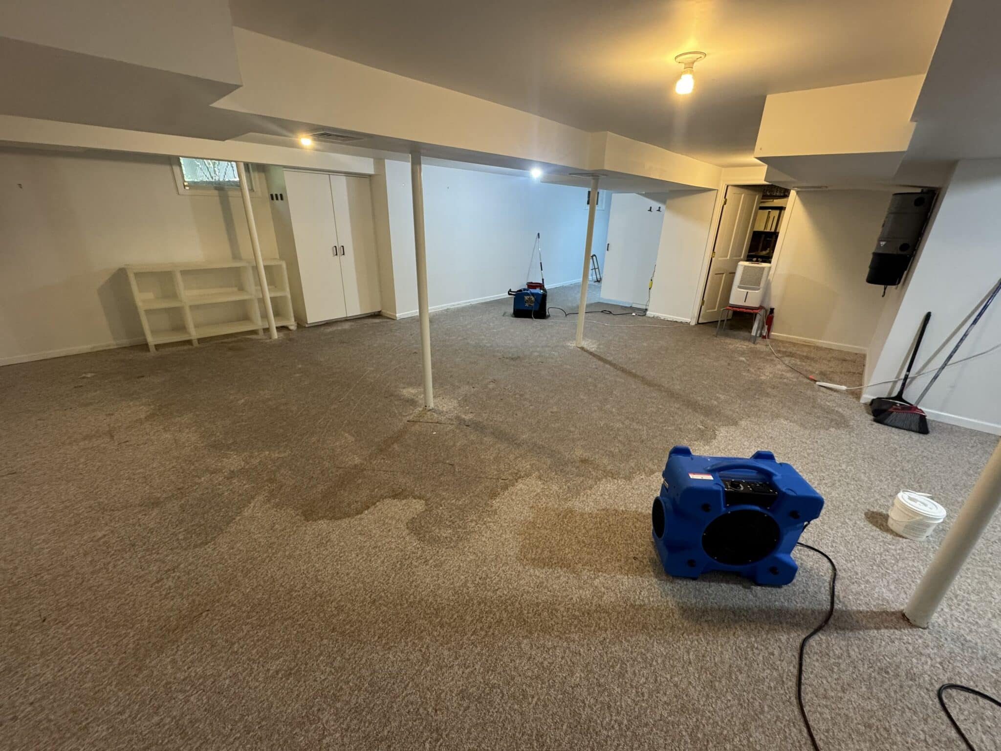 Structural Drying - East End Flood & Fire Restoration